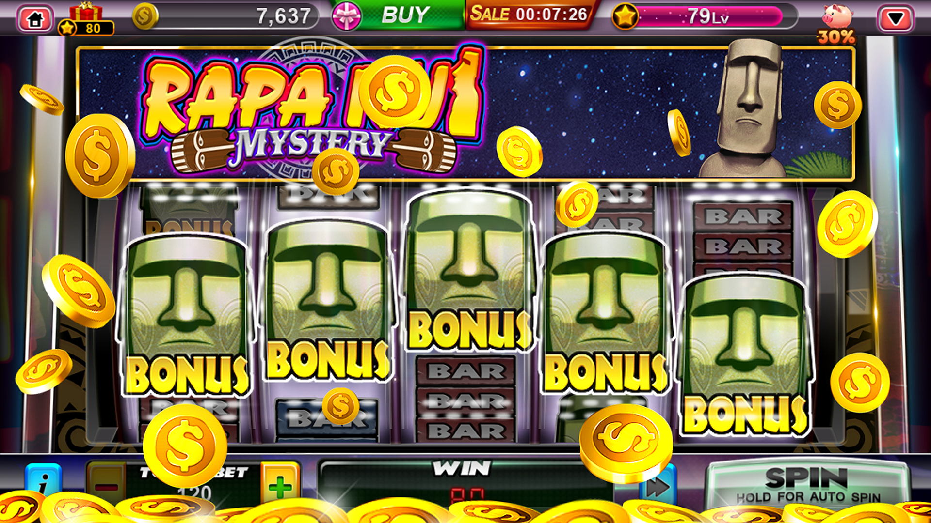 Ảnh chụp màn hình game slot trên ứng dụng WINVN